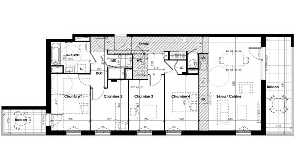 Appartement à vendre 5 pièces 99 m² Sainte-Foy-lès-Lyon