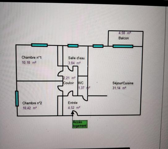 Vente / Appartement T3 à Neuilly-Crimolois (21800)