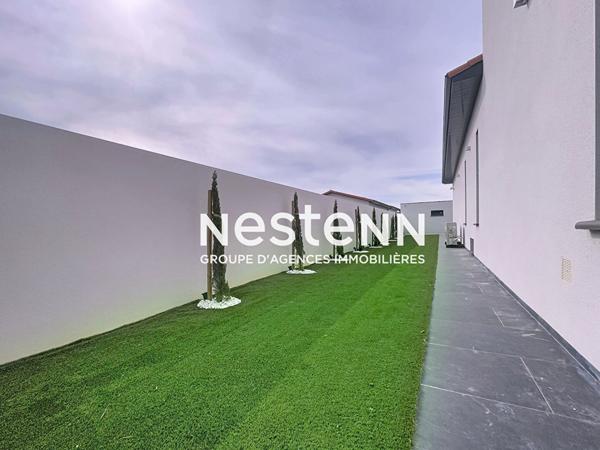 Villa contemporaine de 191 m² , vue Canigou, 4 faces, garage, piscine Bali et finitions haut de gamme