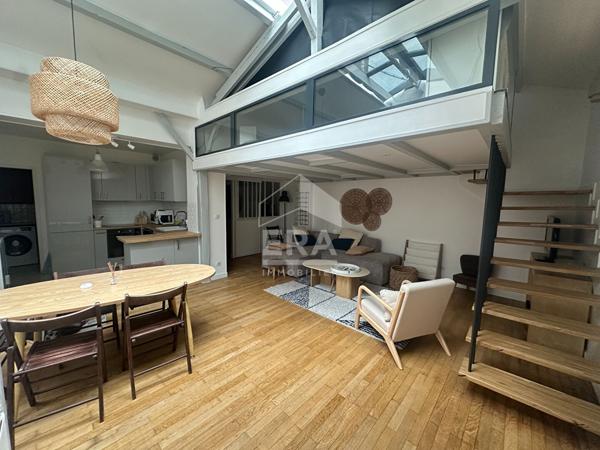 SAINT-OUEN-SUR-SEINE  CENTRE-VILLE T2 BIS 65,1 m² CALME SUR COUR