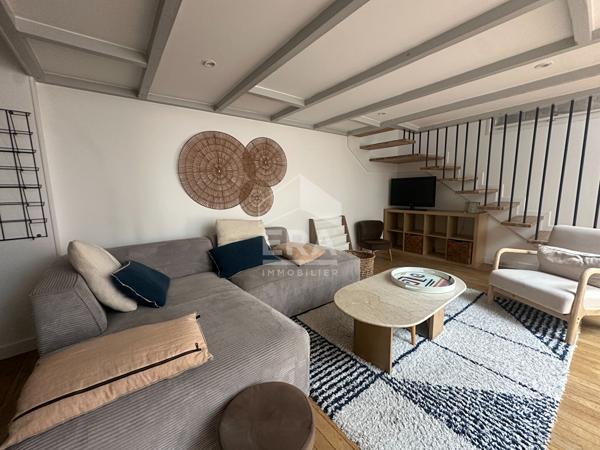 SAINT-OUEN-SUR-SEINE  CENTRE-VILLE T2 BIS 65,1 m² CALME SUR COUR