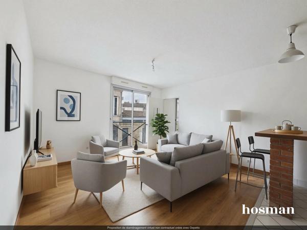 Appartement 2 pièces de 47 m² avec ascenseur - investisseur ou premier achat - Rue Dubourdieu, Bordeaux