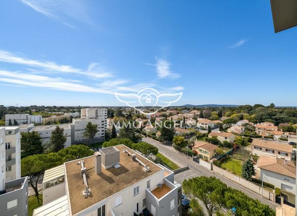 Montpellier – T2 au dernier étage - vue imprenable