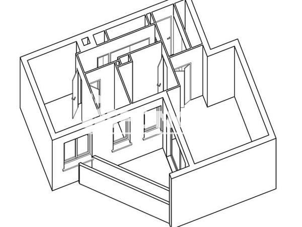 Location Appartement 2 pièces 54.8 m² - 36 RUE PROSPER LEGOUTE Antony 92160