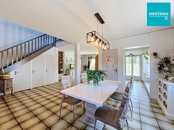 Maison familiale Périgneux - 6 pièces - terrain de 2 000m² avec piscine couverte