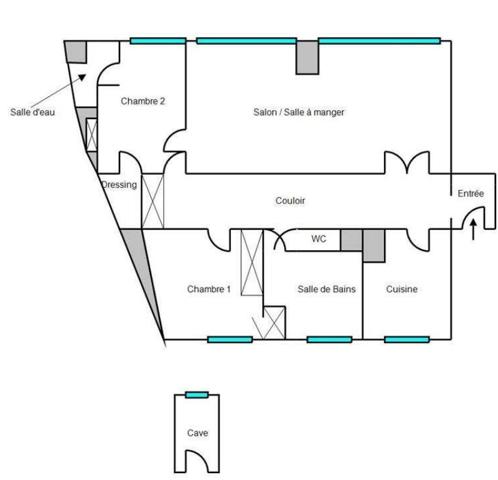 Location appartement 3 pièces 113 m² Nîmes
