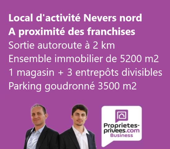 VARENNES-VAUZELLES - LOCAL D'ACTIVITE 5 000 M², A PROXIMITE DES FRANCHISES