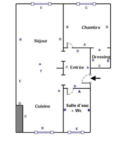 Appartement à vendre 2 pièces 41,74 m² Romainville