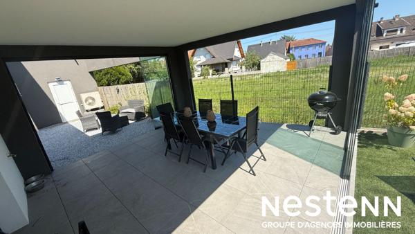 Spacieux appartement 4 pièces avec jardin, terrasse et garage à Haguenau