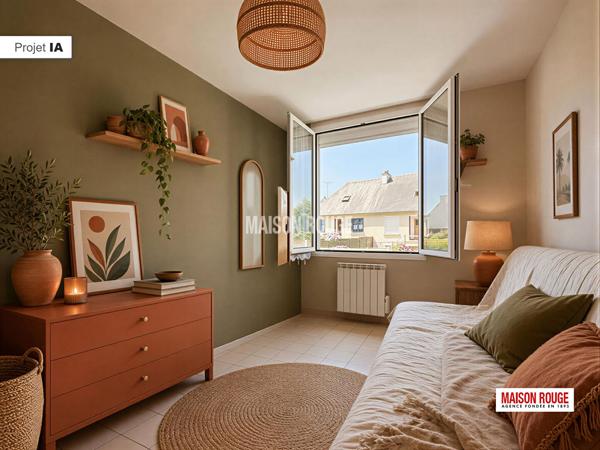 Maison individuelle avec beau jardin arboré et fort potentiel d'évolution à l'entrée du bourg d'Étables-sur-Mer