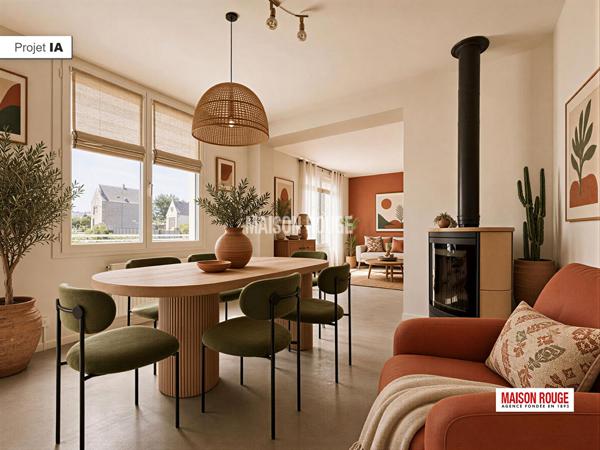 Maison individuelle avec beau jardin arboré et fort potentiel d'évolution à l'entrée du bourg d'Étables-sur-Mer