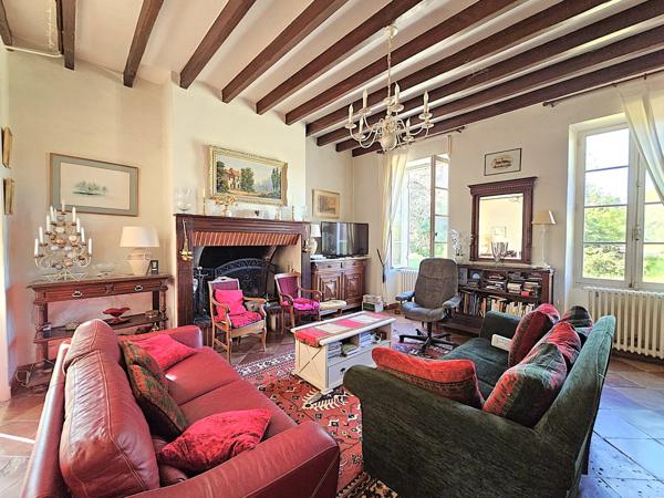 Lédat (47300) Maison de maître avec dépendance et piscine sur 1,6 hectare