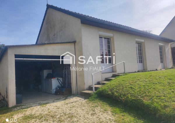 Maison plain pied à Flers, implantée sur 497 m² de terrain; à saisir.