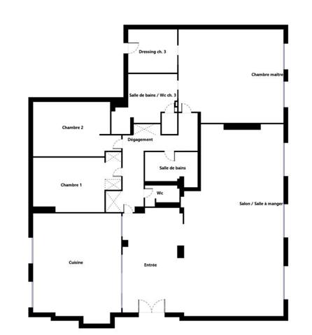 Appartement familial Passy / La Muette