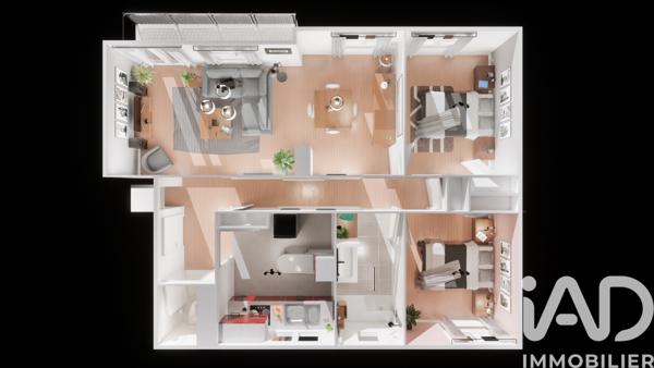 Appartement à vendre 4 pièces 72 m² Troyes