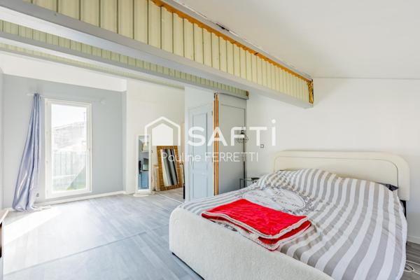 Maison de village, 4 chambres avec garage et extérieur