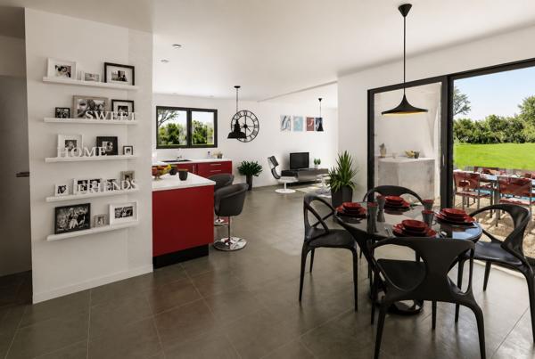 Terrain + Maison à vendre 6 pièces - 132 m²
