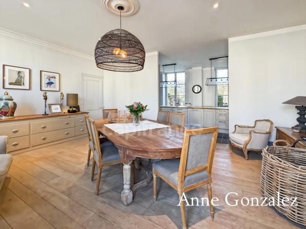 Superbe Maison Bourgeoise rénovée à vendre à CHATEAUNEUF SUR LOIRE centre ville immédiat, parc arboré de 1600m2 à la vue dégagée, dépendance de 90m2 et grand garage