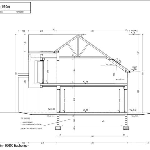 Maison à vendre  1 pièce - 19 m 2   EAUBONNE  - 95