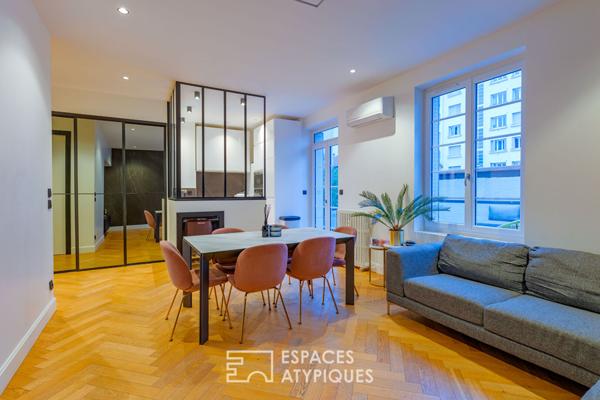 Ancien rénové avec terrasse plein ciel coeur Montchat