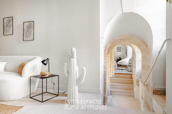 Écrin secret avec terrasse à deux pas du marché