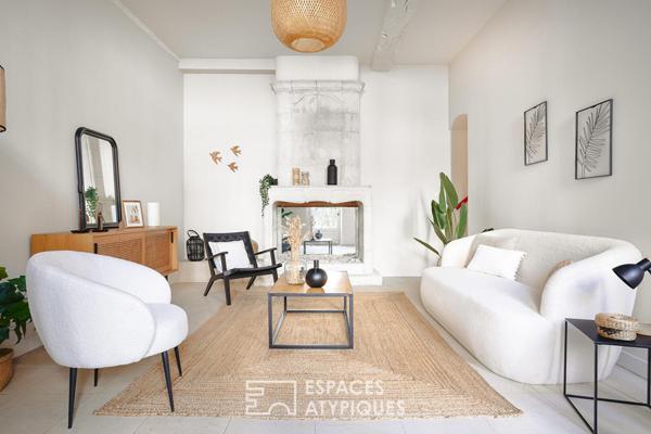 Écrin secret avec terrasse à deux pas du marché