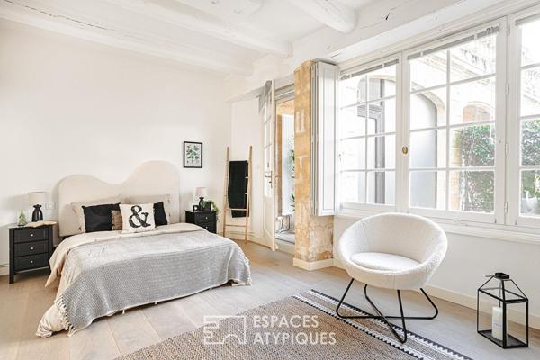 Écrin secret avec terrasse à deux pas du marché