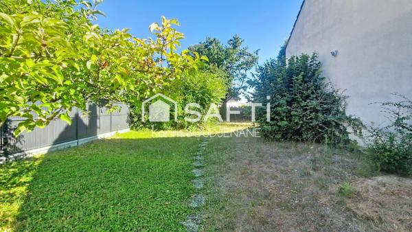 Maison familiale individuelle avec jardin de 864 m²