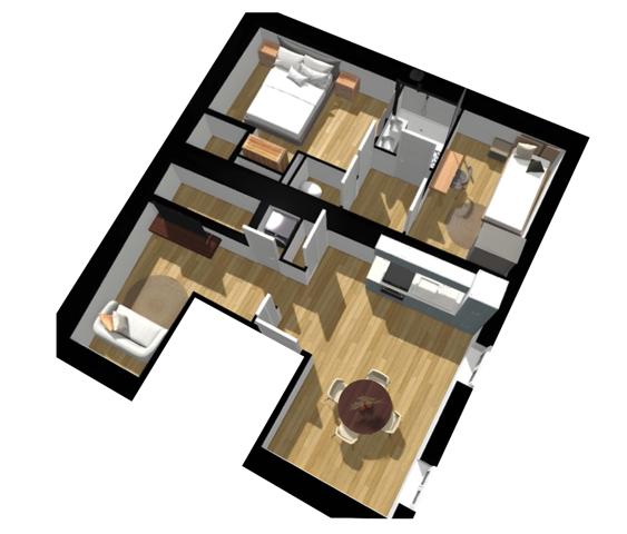 Appartement à vendre 3 pièces 57 m² Vaulx-Milieu