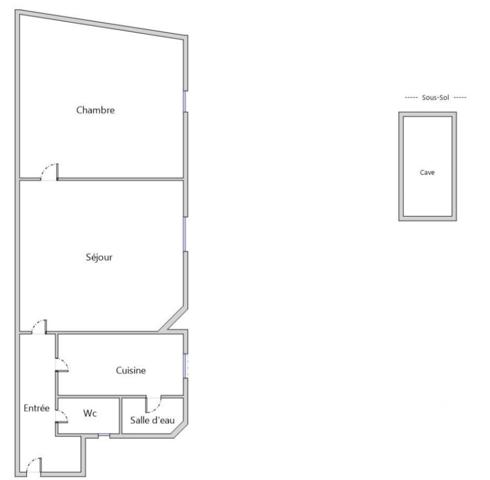 Appartement à vendre 2 pièces 34 m² Saint-Ouen-sur-Seine