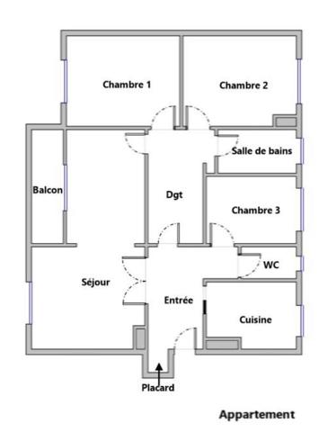 Appartement à vendre 5 pièces 92 m² Chelles