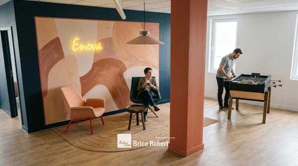 Bureaux neufs à louer à Lyon avec terrasses et parkings dans ensemble moderne