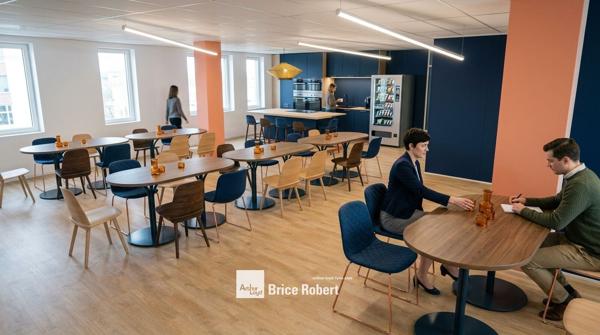 Bureaux neufs à louer à Lyon avec terrasses et parkings dans ensemble moderne