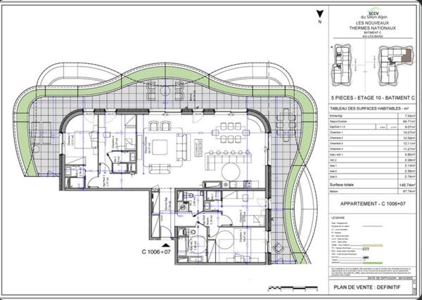 appartement à vendre 5 pièces L’espace, la lumière et le prestige AIX LES BAINS (73)