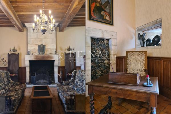 Château médiéval du XIVe siècle, en Charente Maritime, ISMH