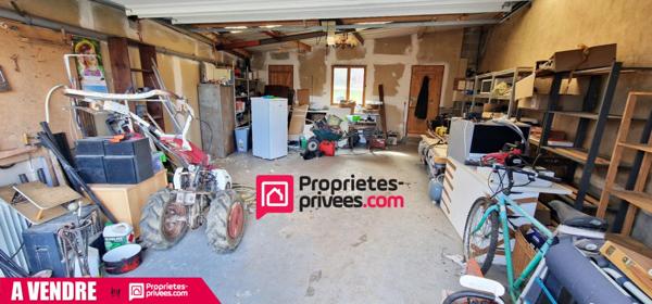 Maison 3 pièces - 2 chambres  - 71 m²  - véranda -  garage - dépendance  sur terrain de 1276 m²