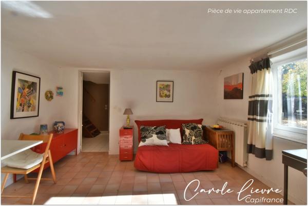 Maison 192 m² habitable - grand jardin - piscine - appartement indépendant