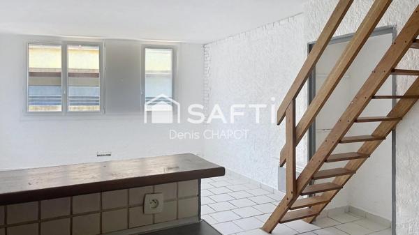 Appart atypique style duplex