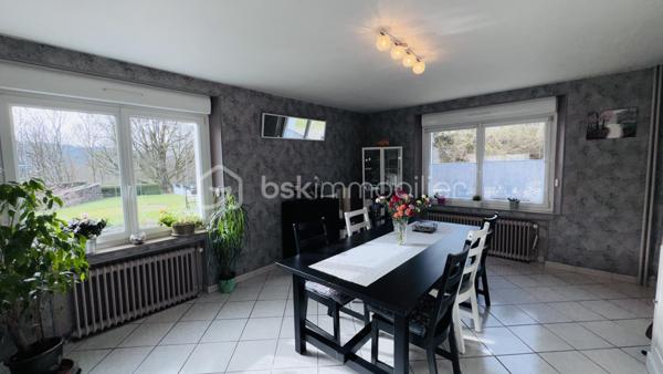 🏘️ Maison familiale avec vue exceptionnelle et dépendances 🏘️ 

🌳🌳Dans un cadre calme et verdoyant, découvrez cette maison de caractère de 180 m²🌳🌳 

👉🏿Dès l'entrée nous serons charmés par:

-Salon / salle à manger avec poêle à bois 11 kW
-Cuisine équipée
-Petit salon ou coin bureau avec poêle à pellets
-Buanderie
-Dressing
-Salle de douche
-WC 

👉🏿Au 1er étage:

-Chambre avec rangements (16m²)
-Une suite parentale comprenant un grand dressing et salle de bain (20m²)

👉🏿Au second étage:

- 2 chambres (16 m² et 20 m²)


➕Dépendances et extérieurs:

-salle de musique 50 m² chauffée avec panneaux solaires pouvant être transformée en Airbnb pour un complément de revenus non négligeable
-atelier + scierie équipée
-caves avec puits et pompe alimentant plusieurs équipements
-terrasse aménagée avec barbecue
-parking avec carport photovoltaïque

🪴🌳Ce n'est pas fini, découvrez encore 🌳🪴

-verger de 350 m²
-bois de 600 m²
-plusieurs coins jardins
-abri en béton
-surface totale du terrain comprenant la maison 3006 m²

🔥Les plus qui font la différence 🔥

-toiture récente
-marquise fait main
-pompe à chaleur + poêles
-réserve de bois
-fenêtres anti-bruit PVC

Multiples possibilités pour cette jolie demeure tel que:
-chambres d'hôtes
-airbnb
-projets touristique 
✅DPE C

📞 Contactez moi pour une visite 06.61.83.67.94 📞
