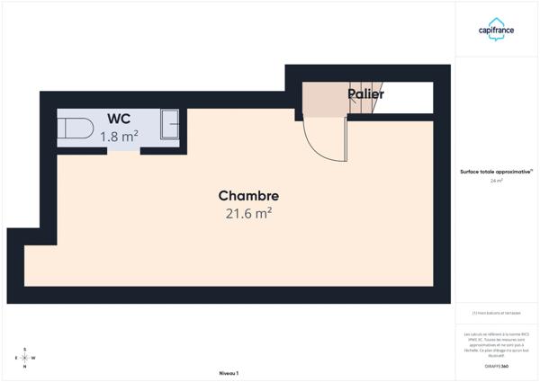 Appartement à vendre 3 pièces VERCHAIX (74)