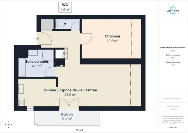 Appartement à vendre 3 pièces VERCHAIX (74)