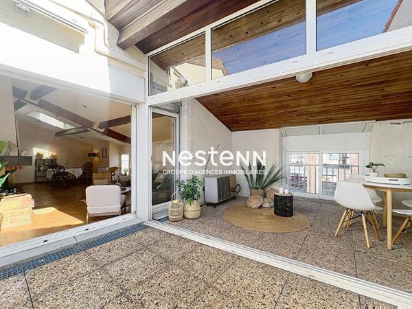 A VENDRE - TOULOUSE Palais de Justice -T3/4 de 114 m² avec TERRASSE 37m² sans vis à vis+ GARAGE + PARKING + CAVE