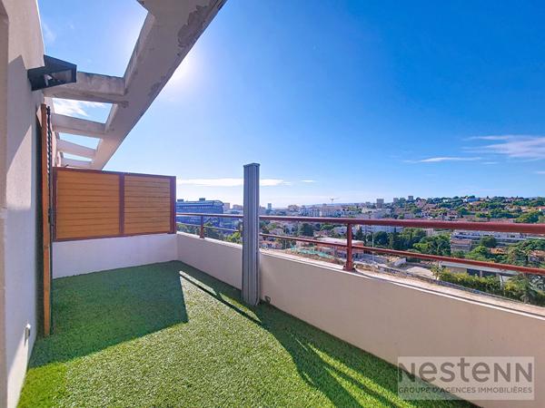 Appartement T3 - 2 Chambres - 66,12 m²- DERNIER ETAGE - 2 balcons - 1 garage box + 1 place ext - Résidence Les Jardins de Montolivet 13013