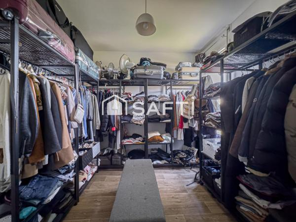 Appartement de type 5, dernier étage, 2 places de parking