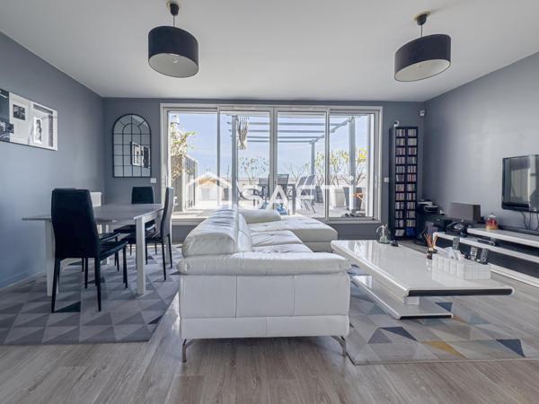 Appartement de type 5, dernier étage, 2 places de parking