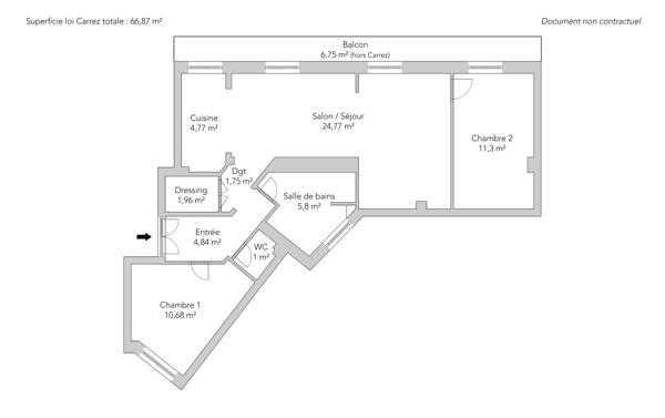 Appartement Paris 15 e - ÉCOLE MILITAIRE / LAOS