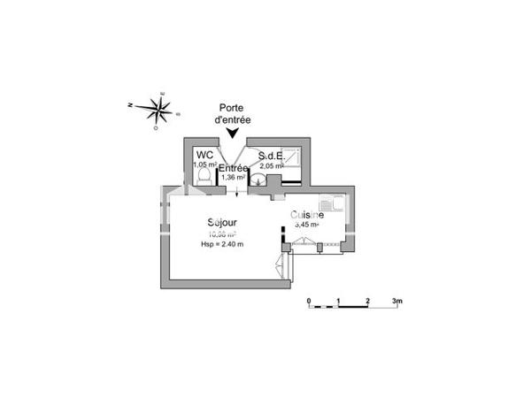 Location Studio 18.89 m² - 14 RUE FRUGIERE Valence 26000