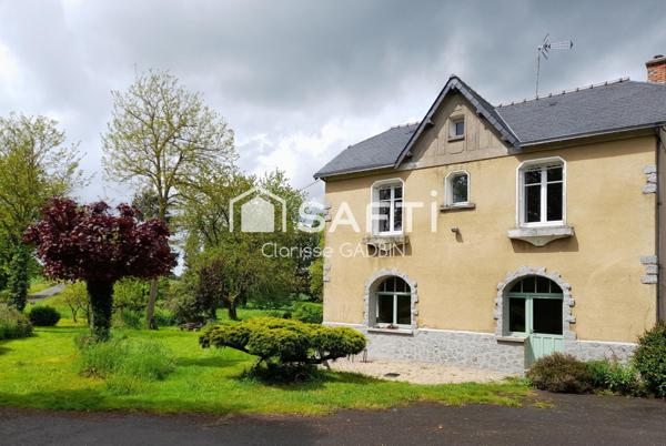 Belle propriété avec une maison des années 1950 et une longère aménagée en loft. Dépendances  avec boxes et plan d'eau et 1 hectare 7 de terrain