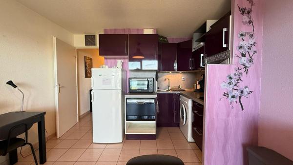 BANYULS SUR MER, APPARTEMENT T2 AVEC PLACE DE PARKING  ET TERASSE VUE LA MER