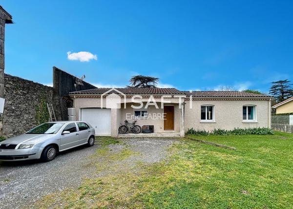 Maison 4 chambres plain-pied jardin garage piscine